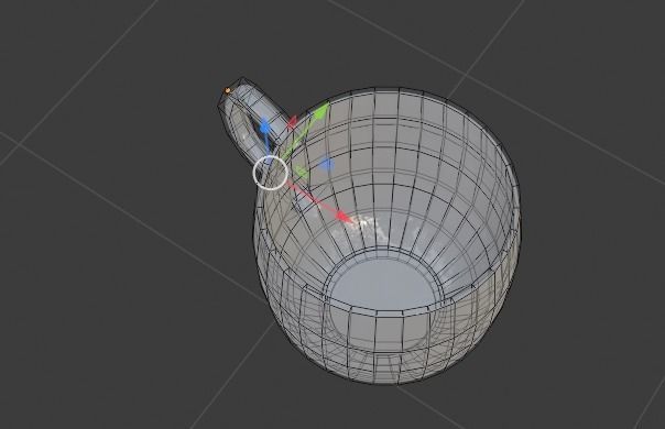 Table with a cup Free low-poly 3D model_2