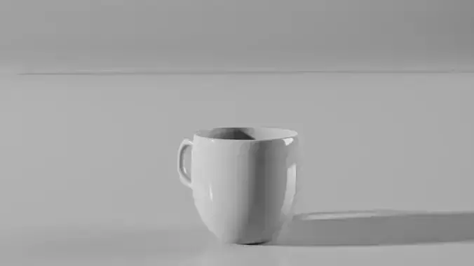 Table with a cup