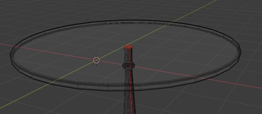 Table with a cup Free low-poly 3D model_7