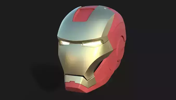 Iron Man Helmet Mark III 3D print model