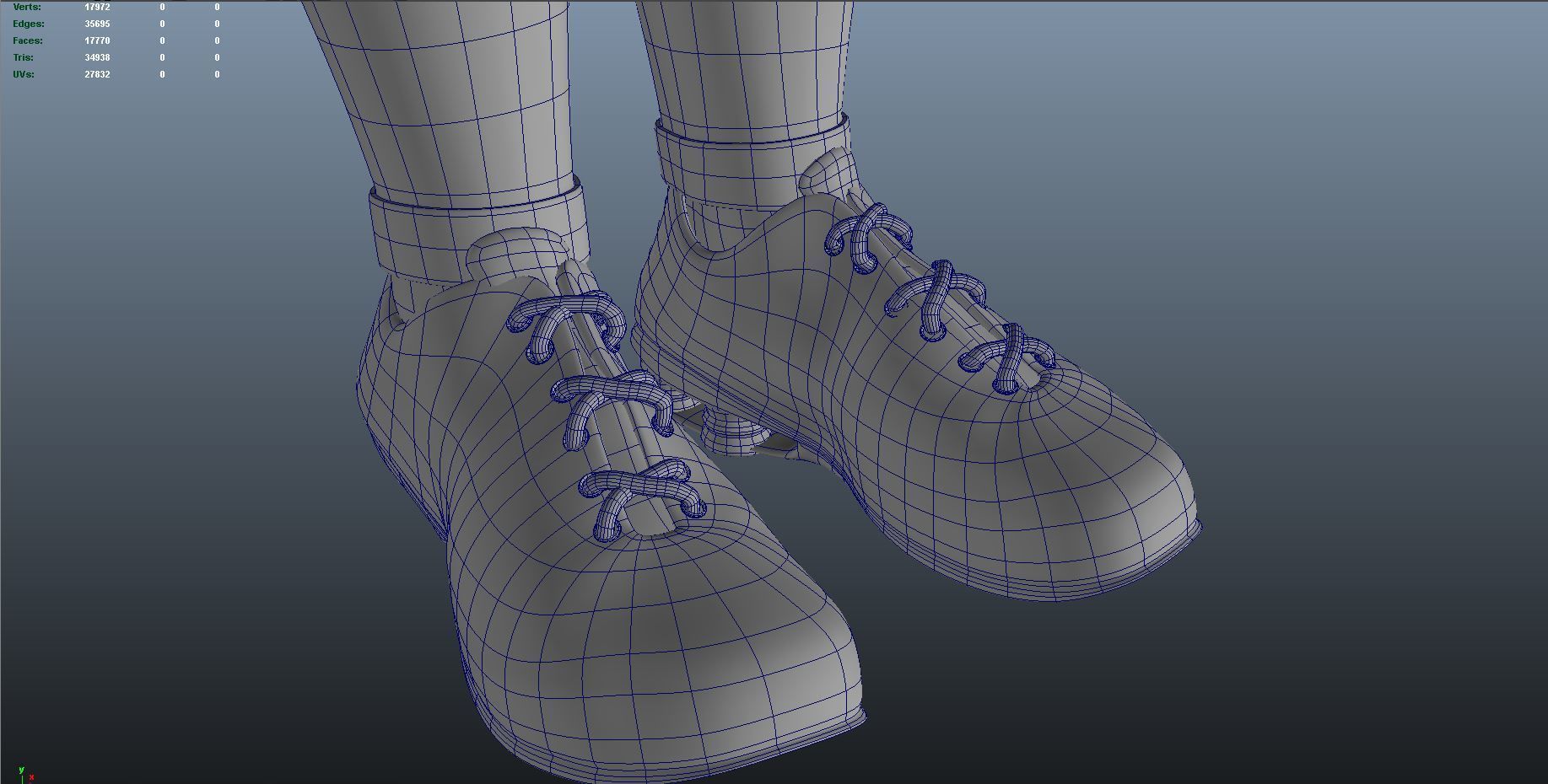 3d cartoon boy character 3D model_13