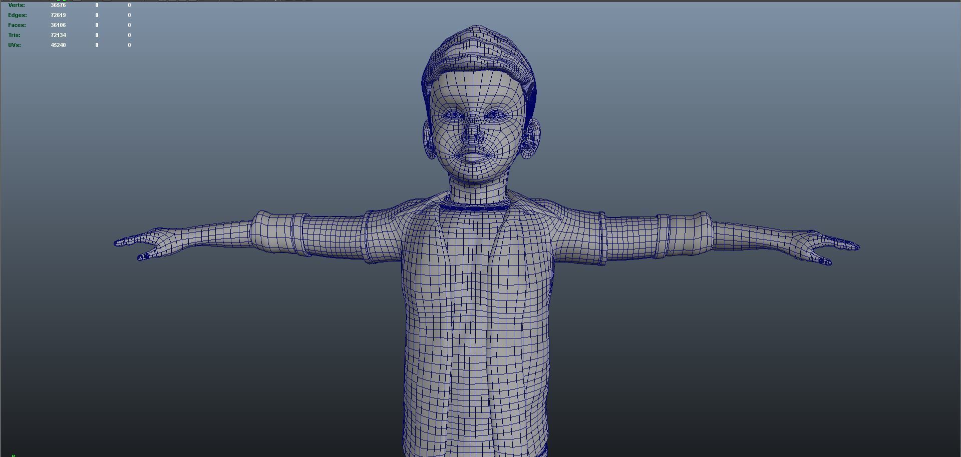 3d cartoon boy character 3D model_10