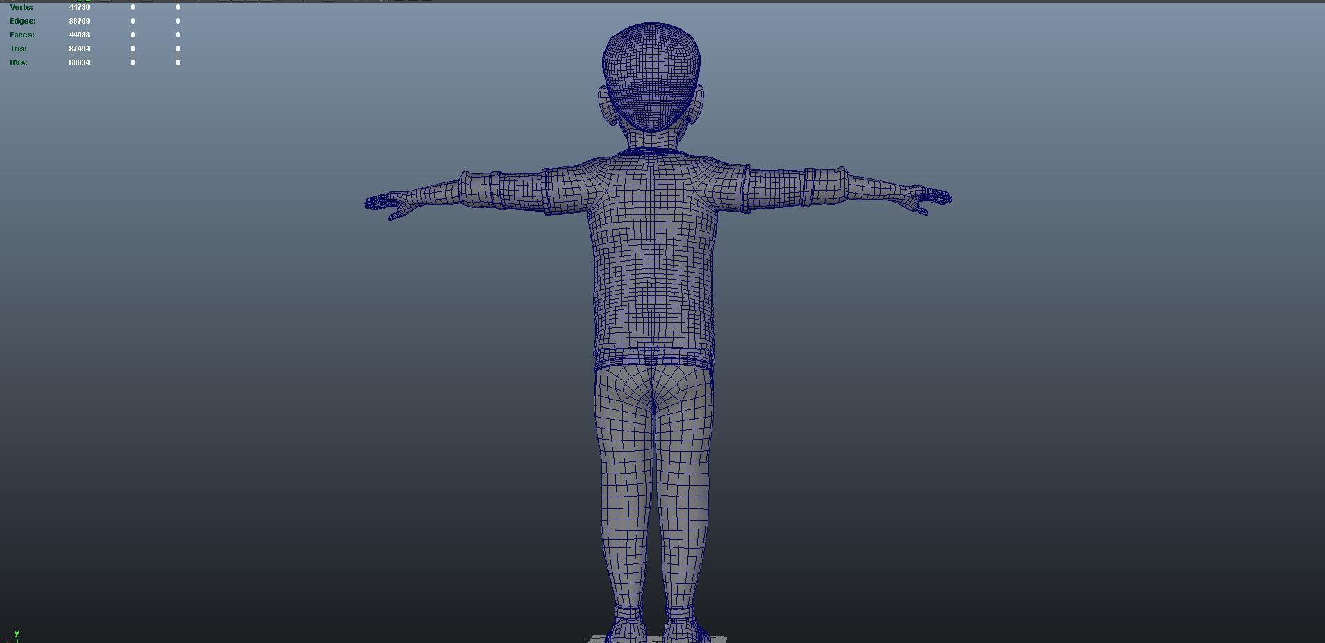 3d cartoon boy character 3D model_12