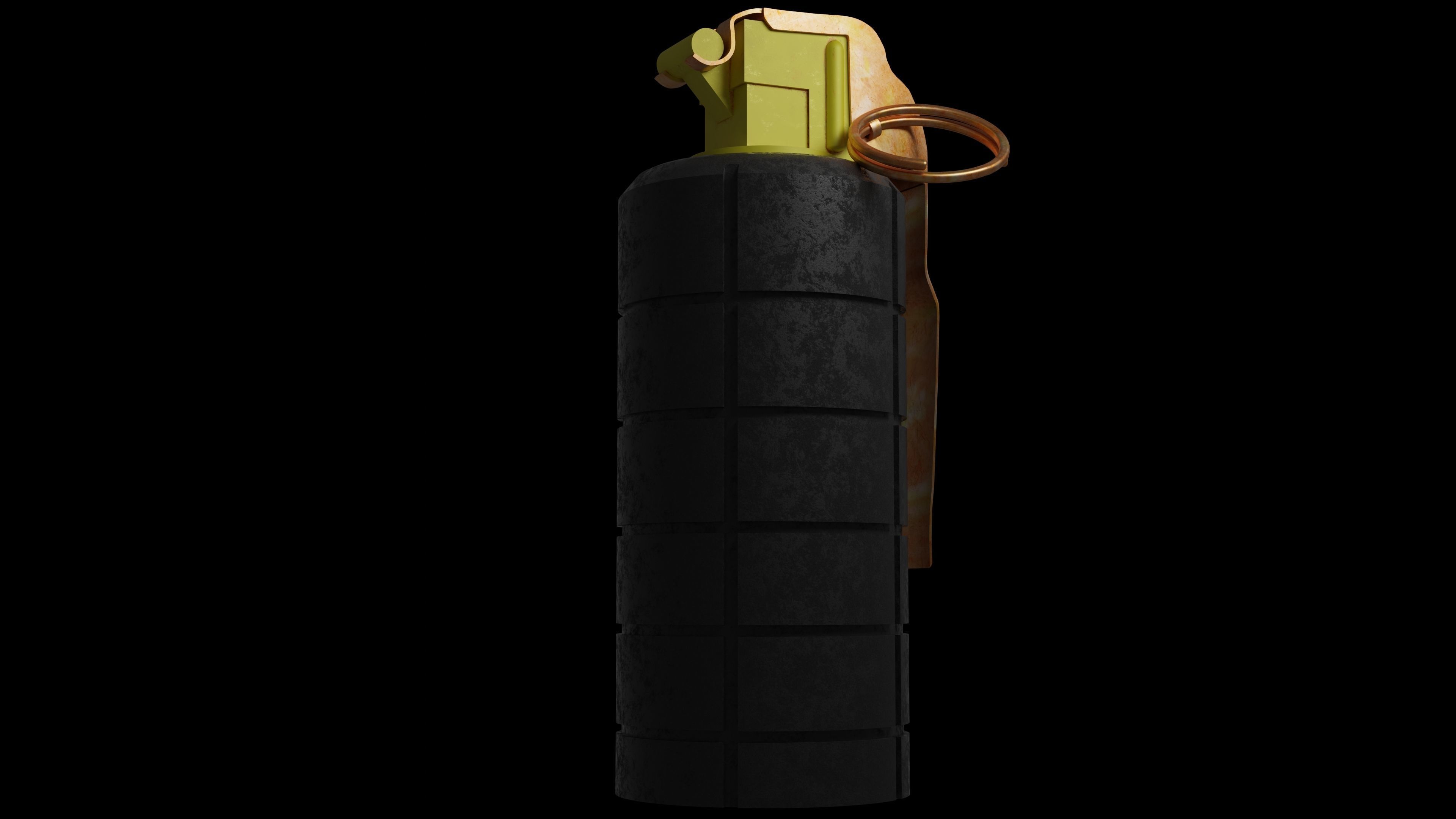 Croatian Grenade Siscanka 3D model_1