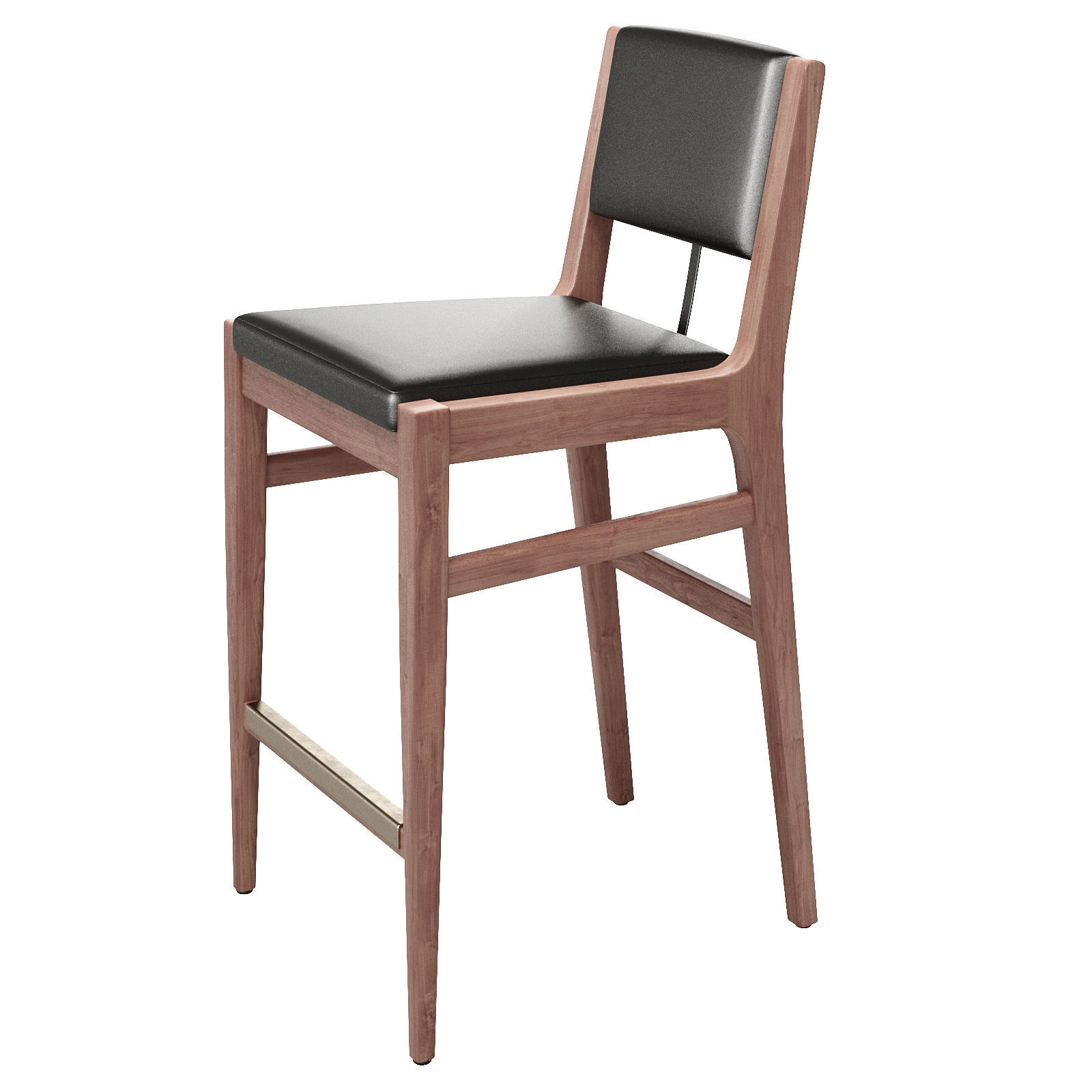 Hugo Counter Stool William grey 3D model_4
