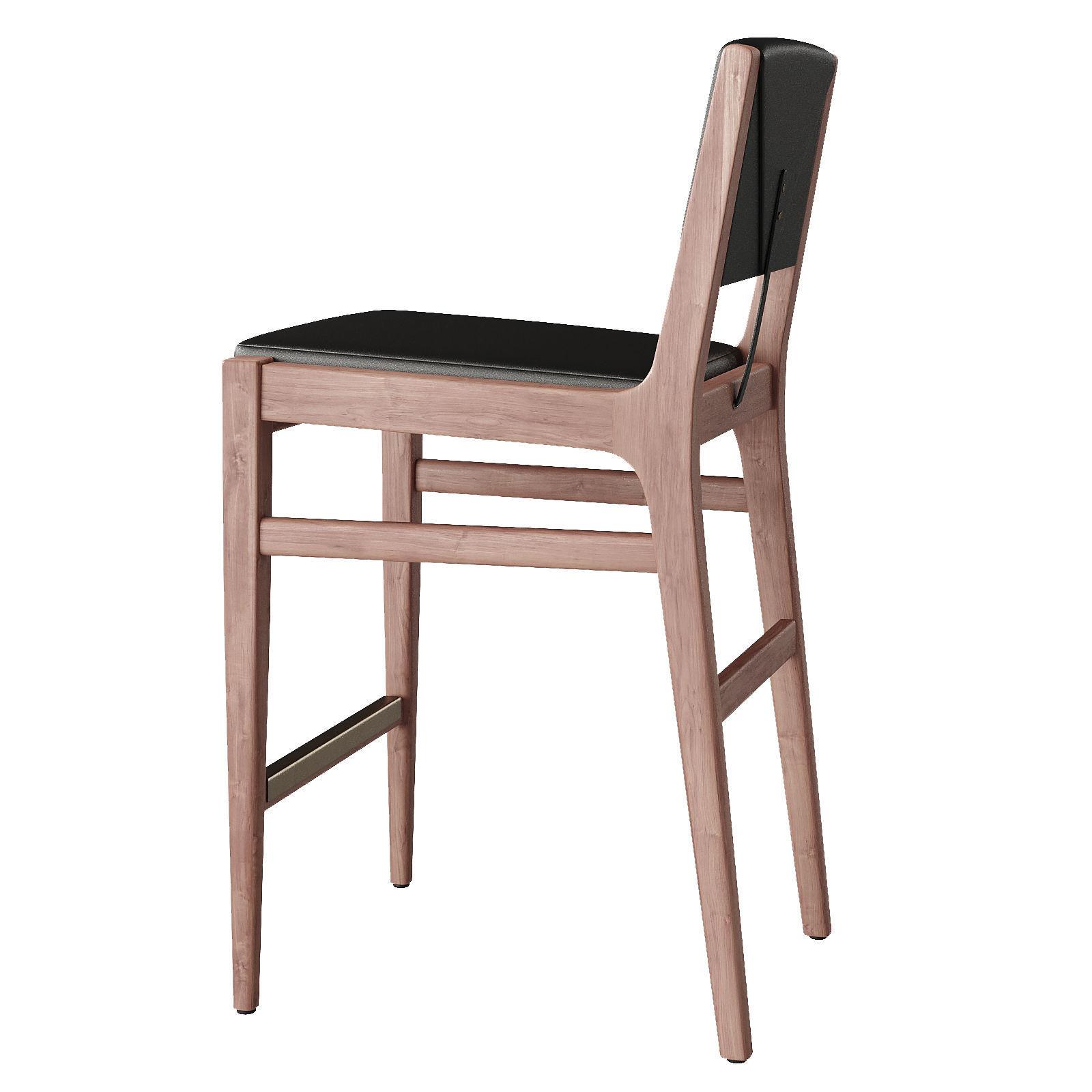 Hugo Counter Stool William grey 3D model_3
