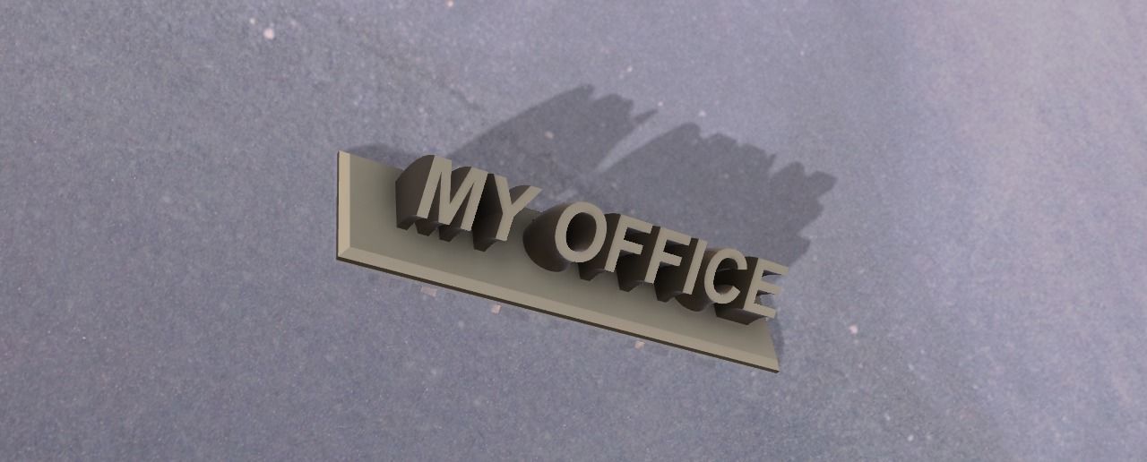 3d print custom sweeping nameplate 3D print model_4