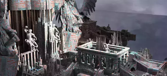 Classical Sci-Fi City Kitbash