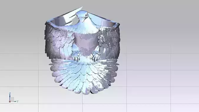 dove bird ring 3D print model