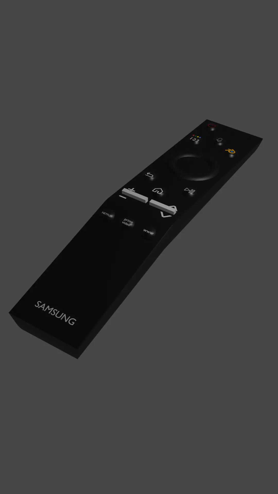 samsung remote controller Free low-poly 3D model