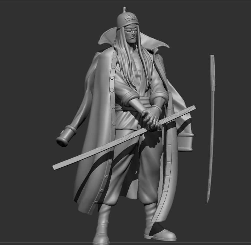 Onepeice Redhair Pirates Crew - Lime Juice 3D print model_2