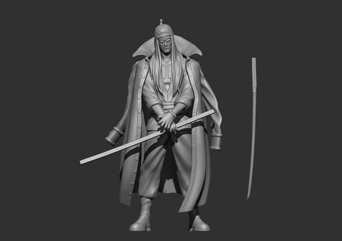 Onepeice Redhair Pirates Crew - Lime Juice 3D print model