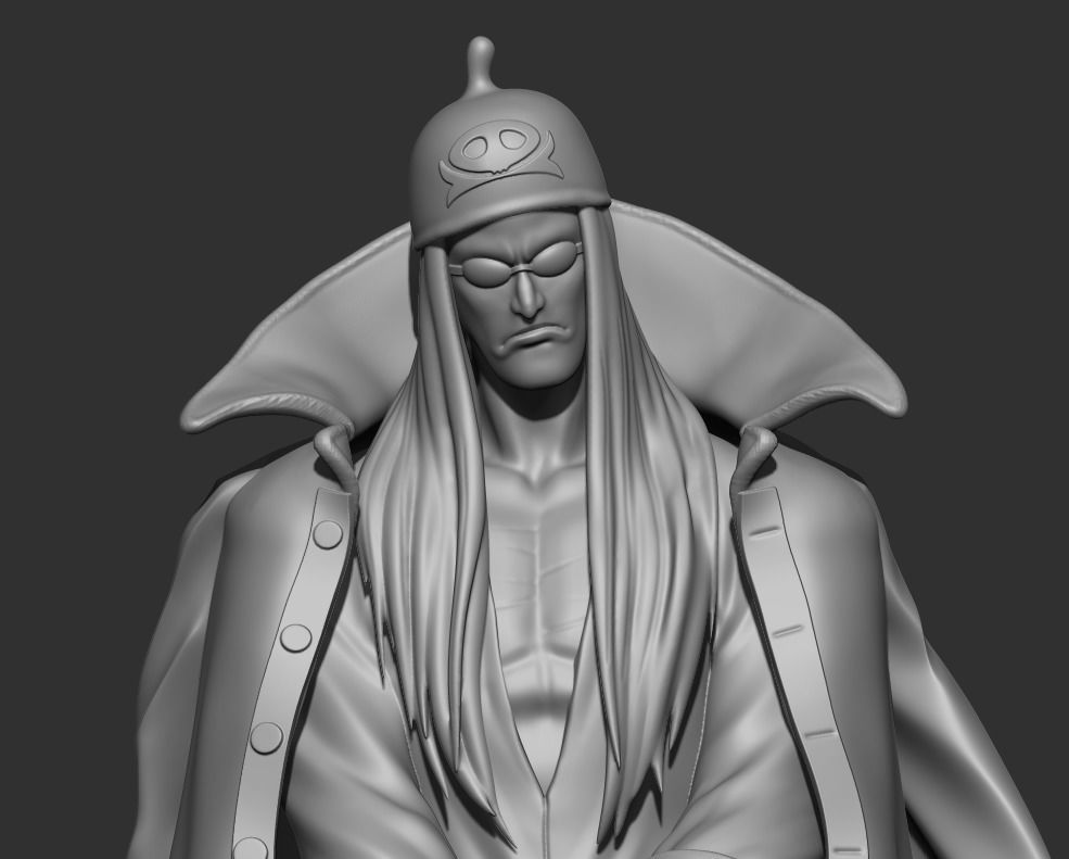 Onepeice Redhair Pirates Crew - Lime Juice 3D print model_1