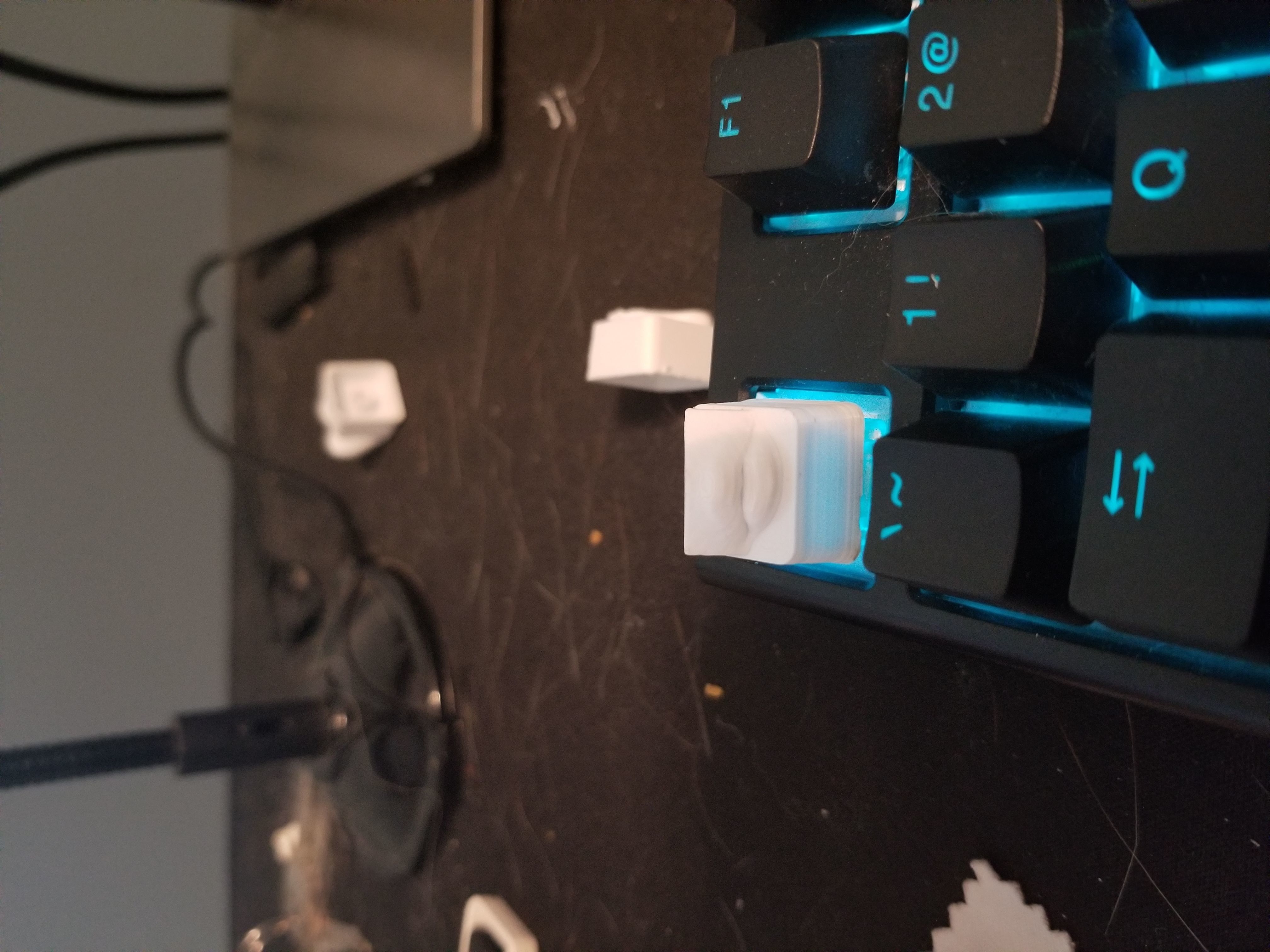 Lips Keycap 3d Print 3D print model_3