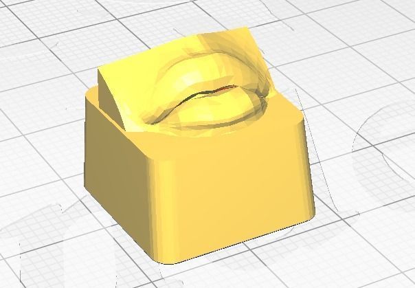 Lips Keycap 3d Print 3D print model_2