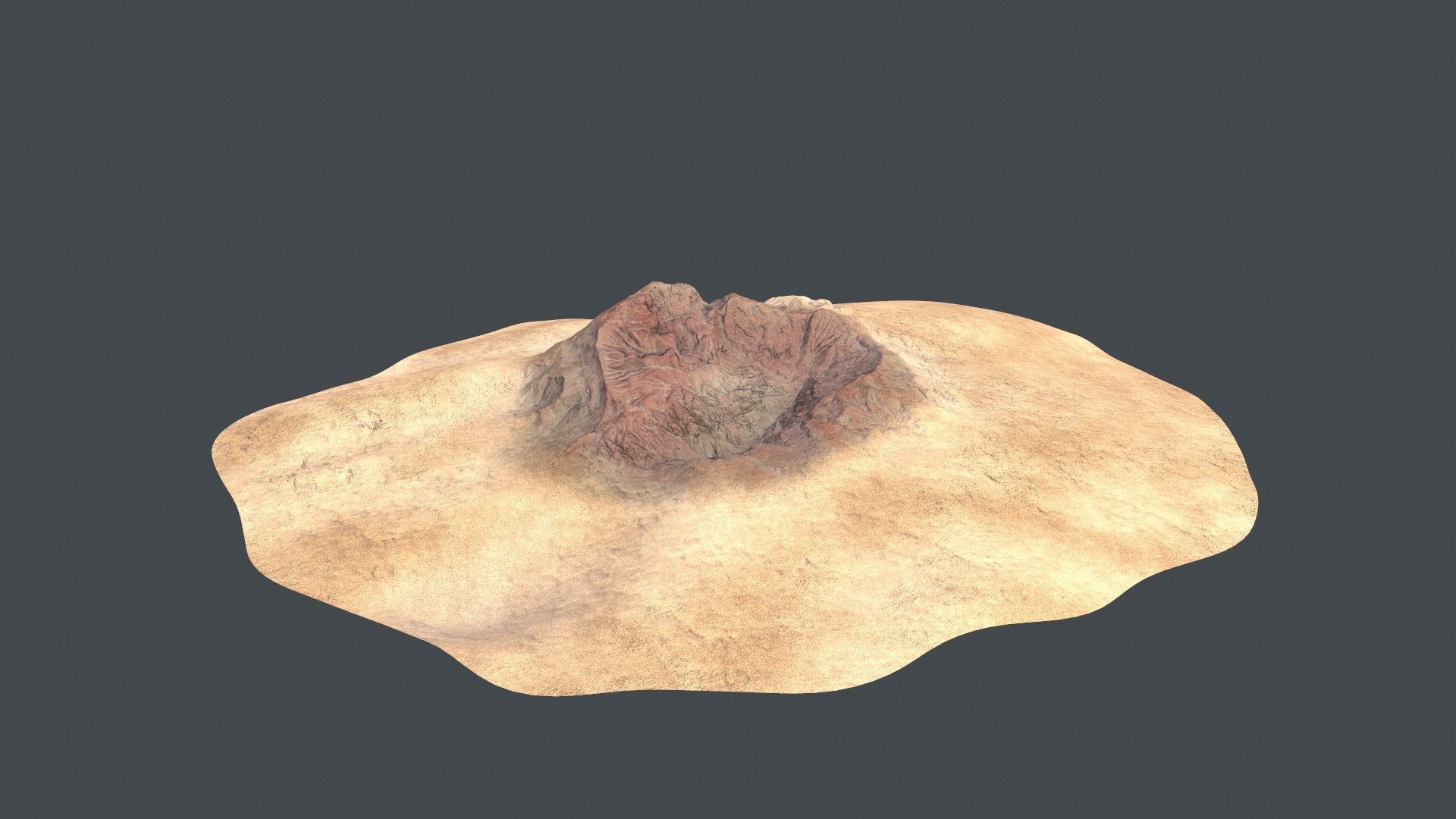 desert Low-poly 3D model_14