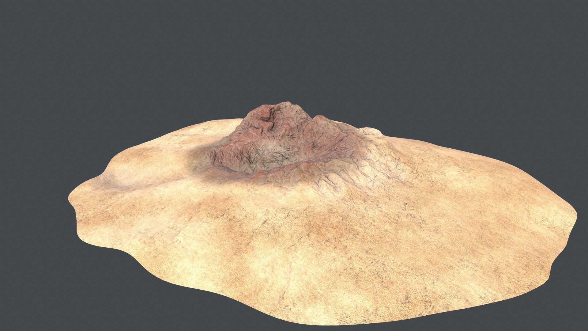 desert Low-poly 3D model_10