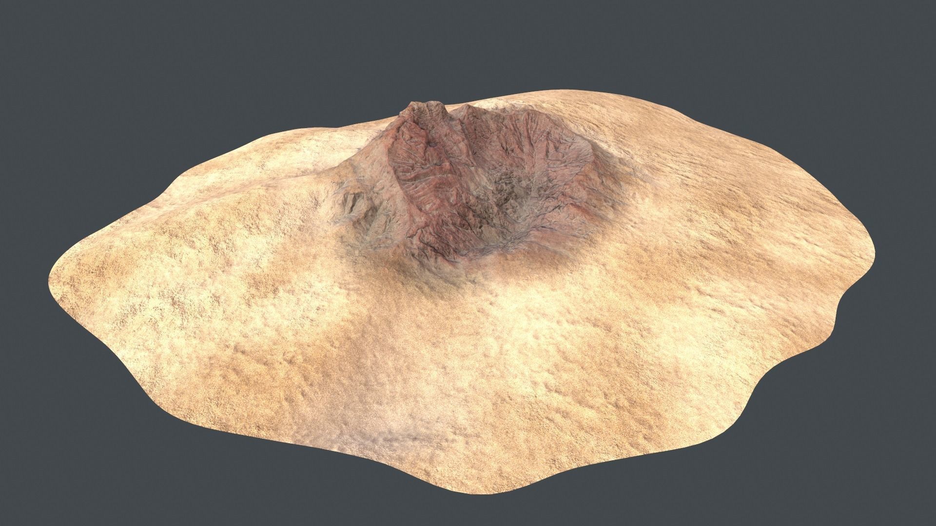 desert Low-poly 3D model_19