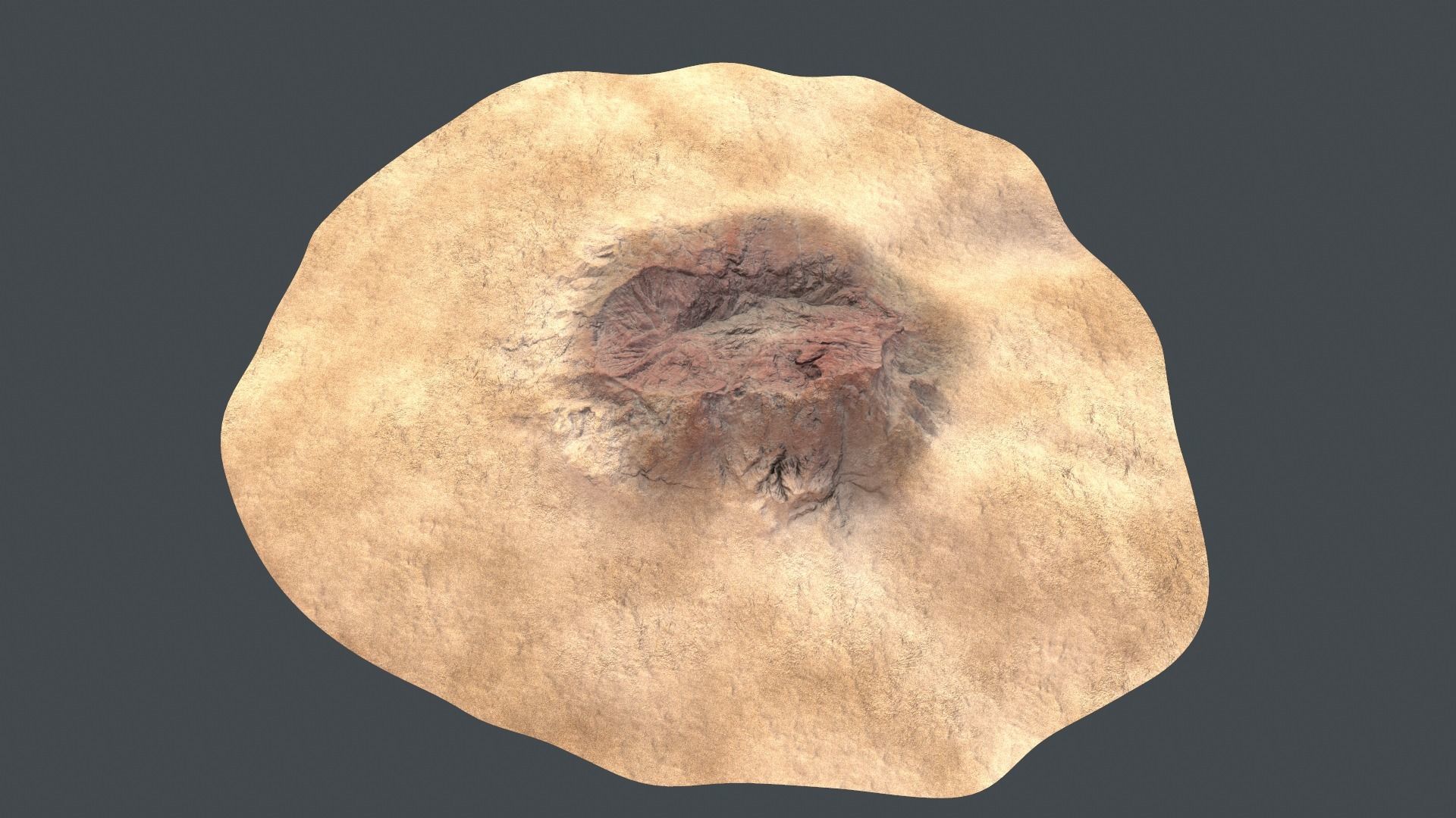 desert Low-poly 3D model_12