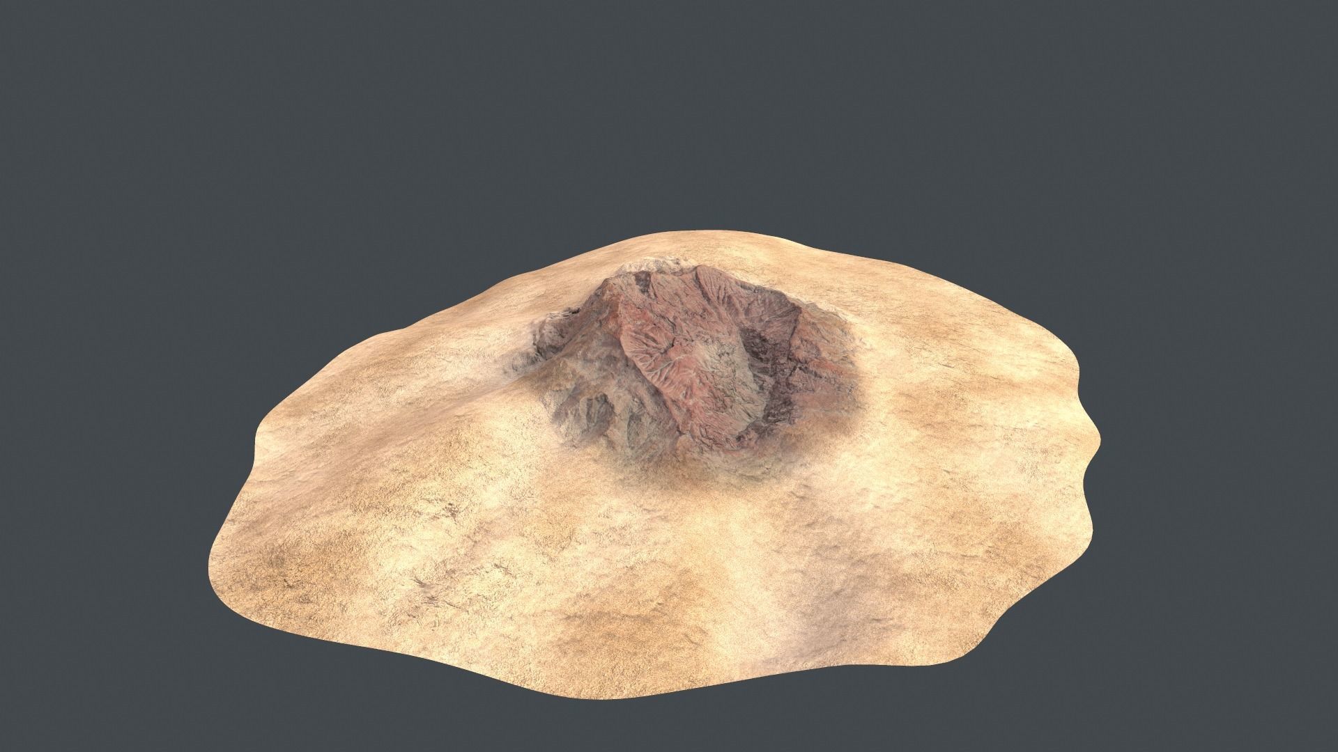 desert Low-poly 3D model_13