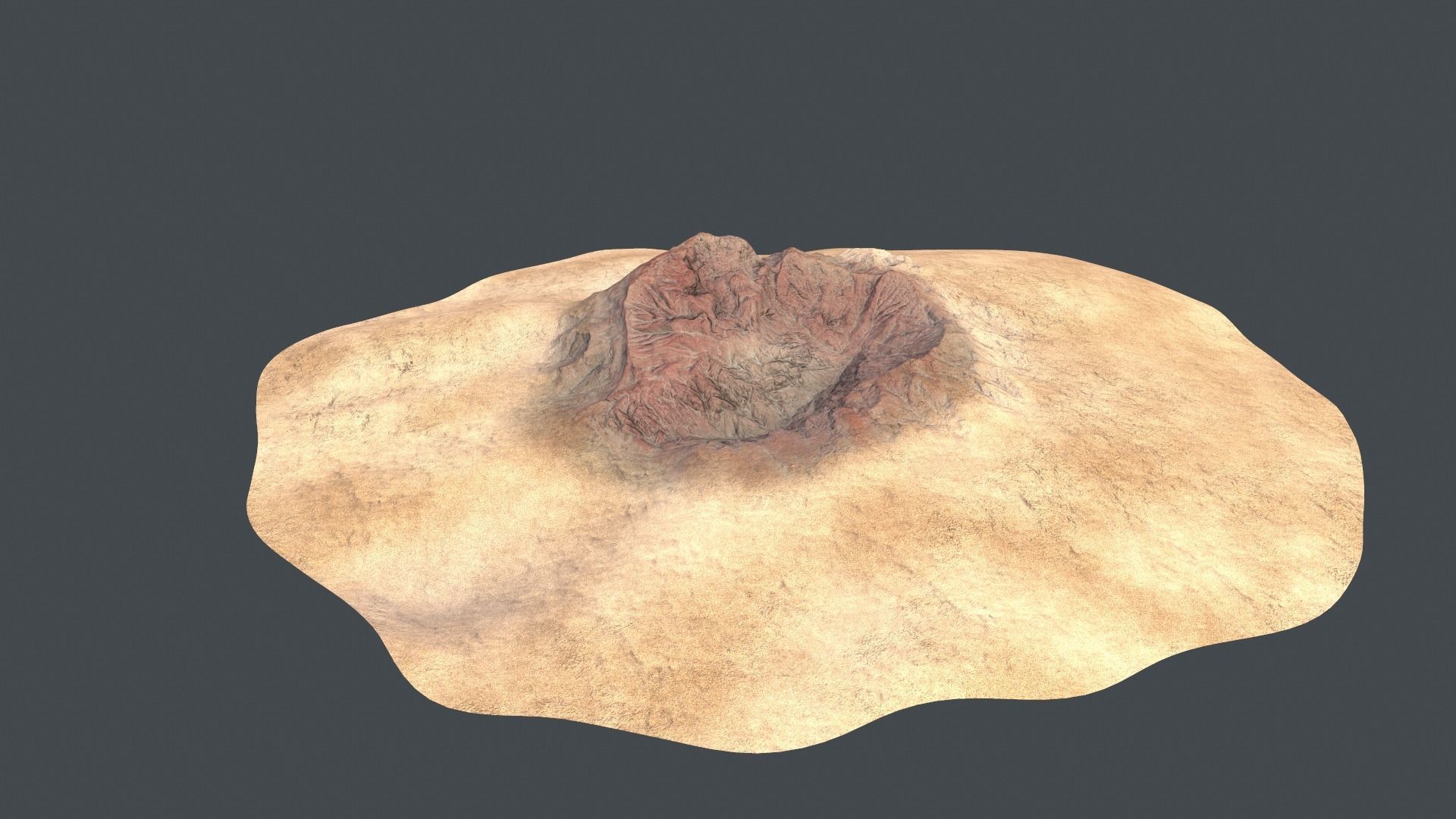 desert Low-poly 3D model_9