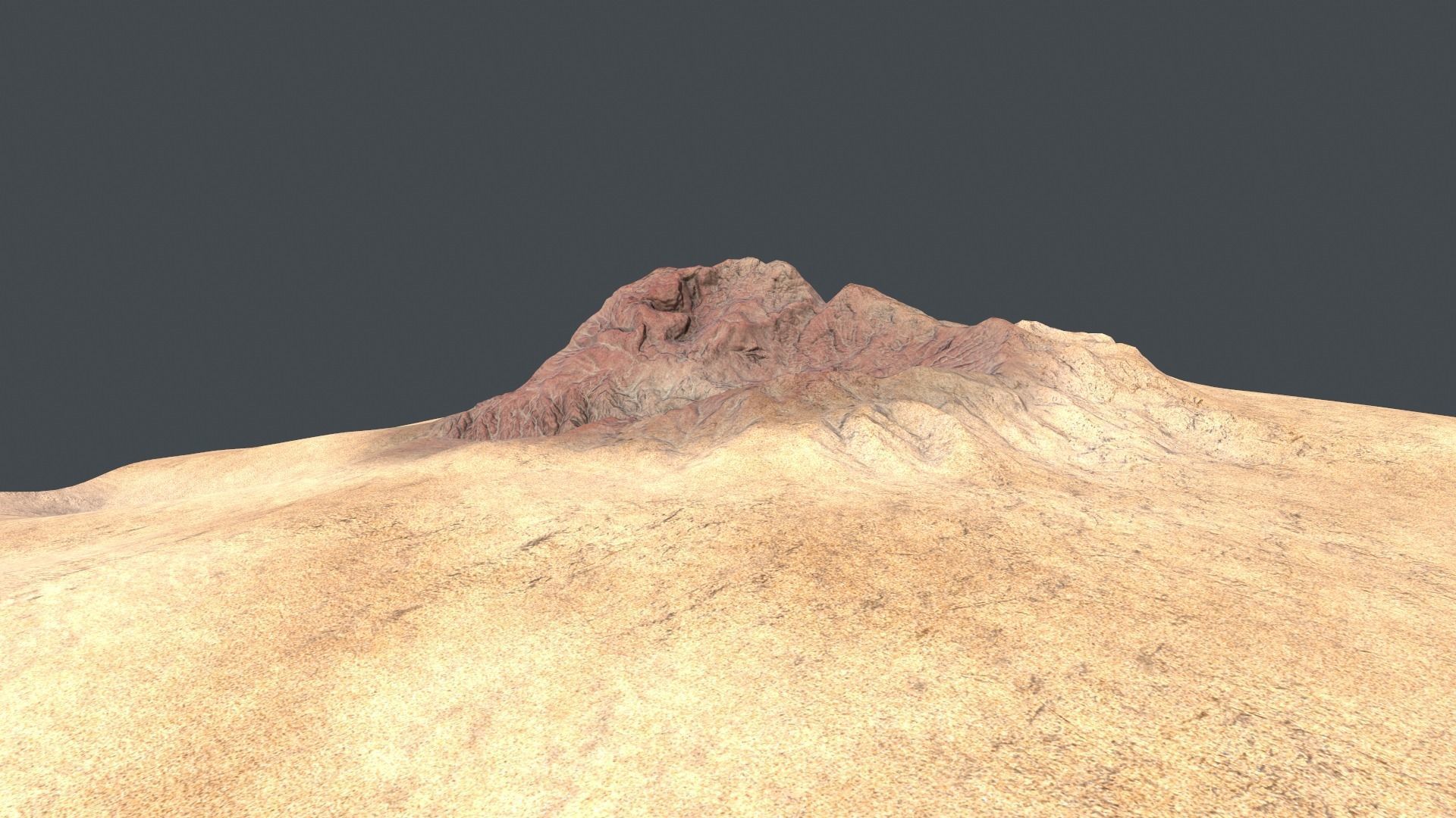 desert Low-poly 3D model_5