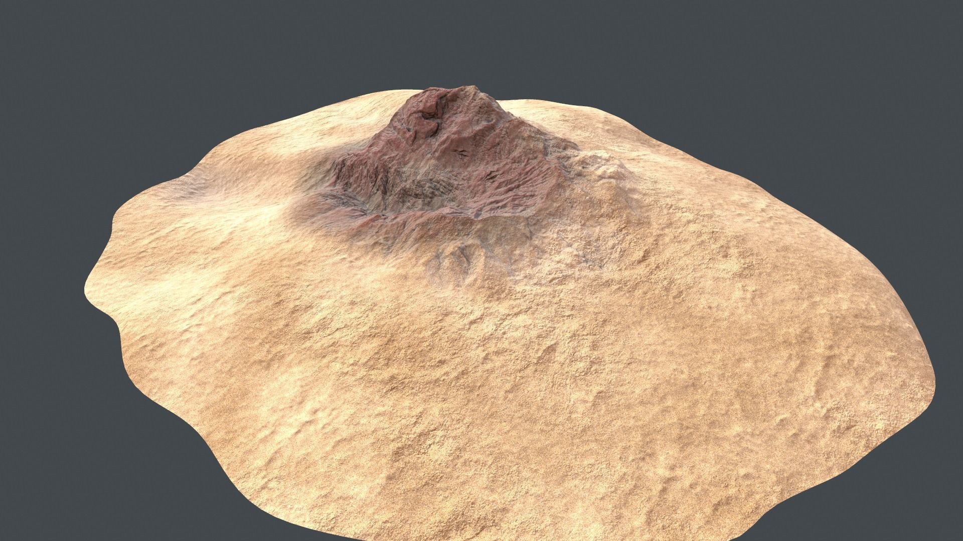 desert Low-poly 3D model_23