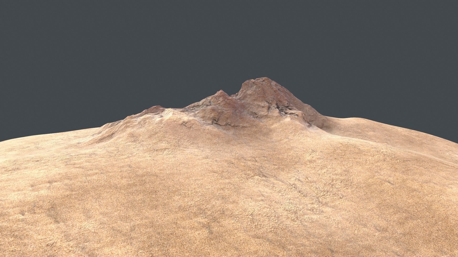 desert Low-poly 3D model_7