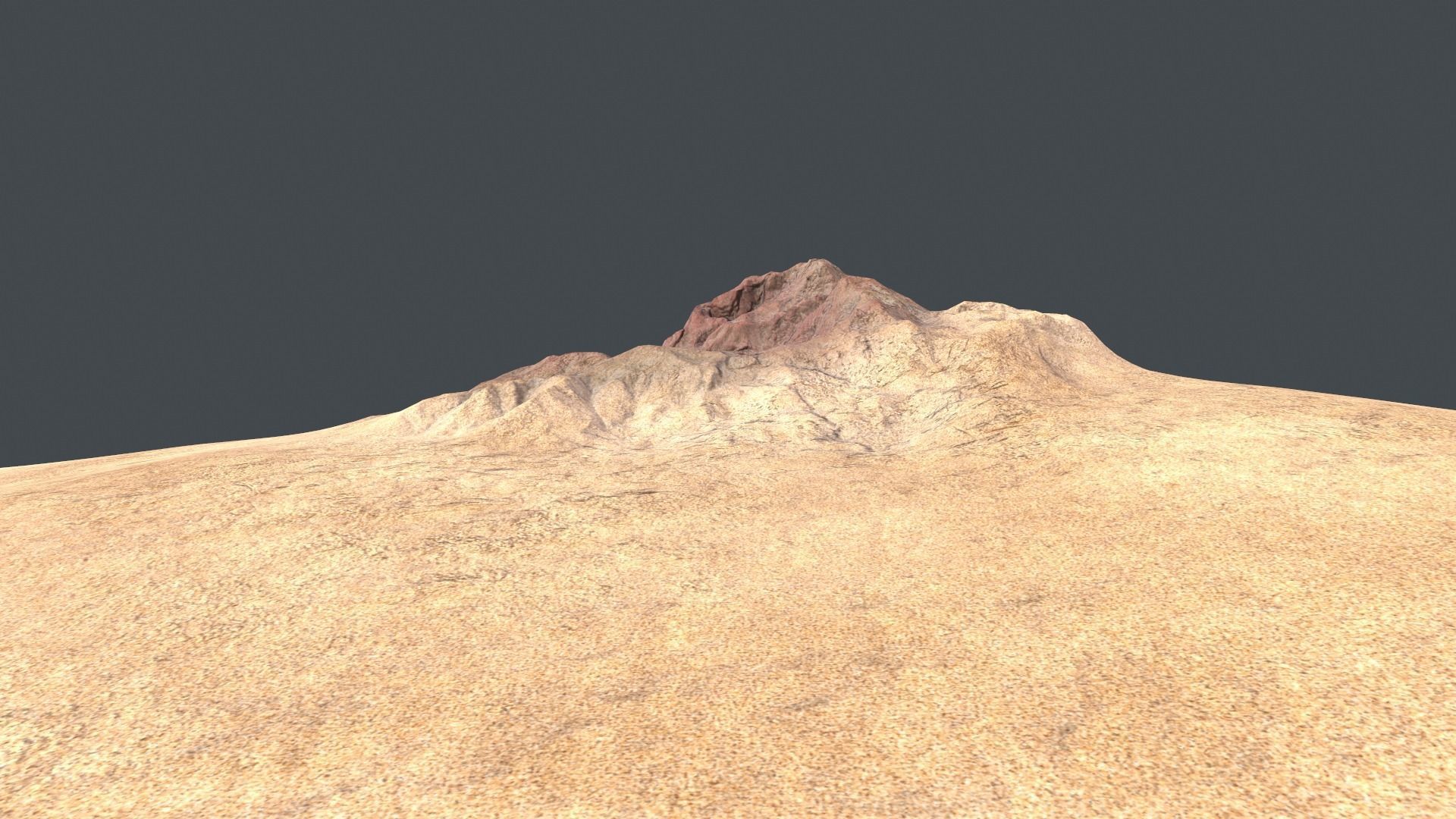 desert Low-poly 3D model_6