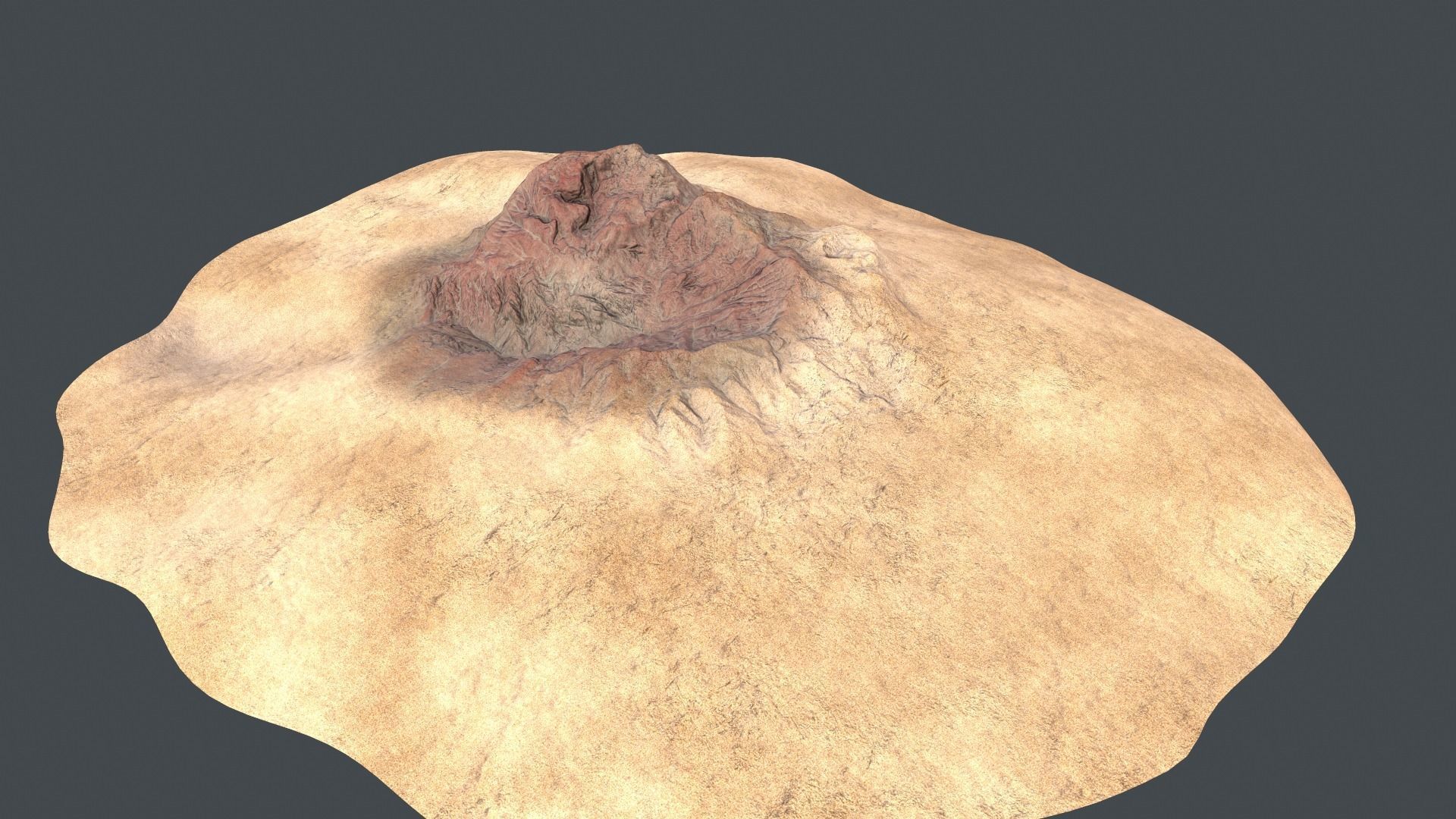 desert Low-poly 3D model_16