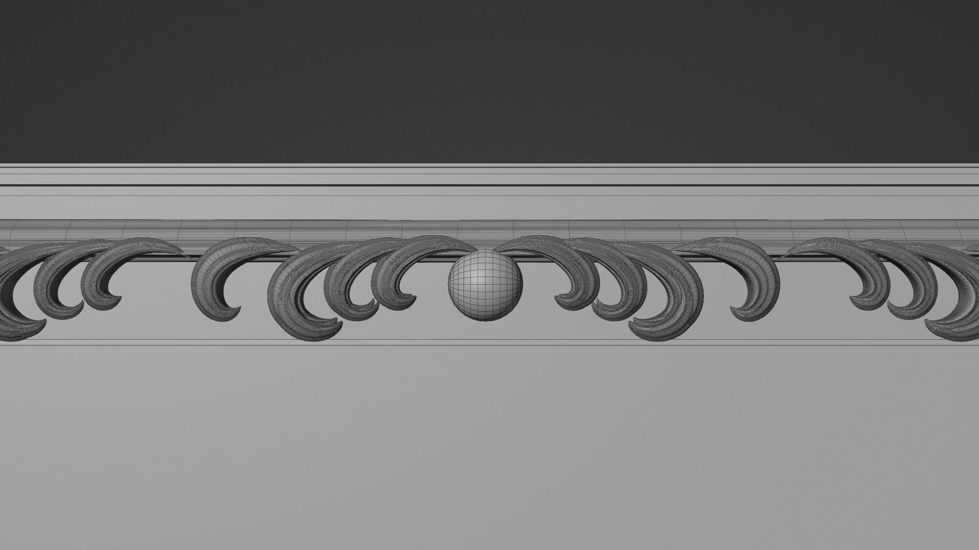 Framed painting Nature 2 3D model_15