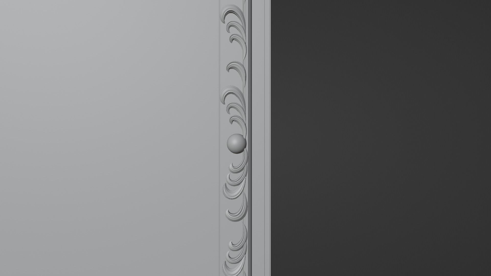 Framed painting Nature 2 3D model_11