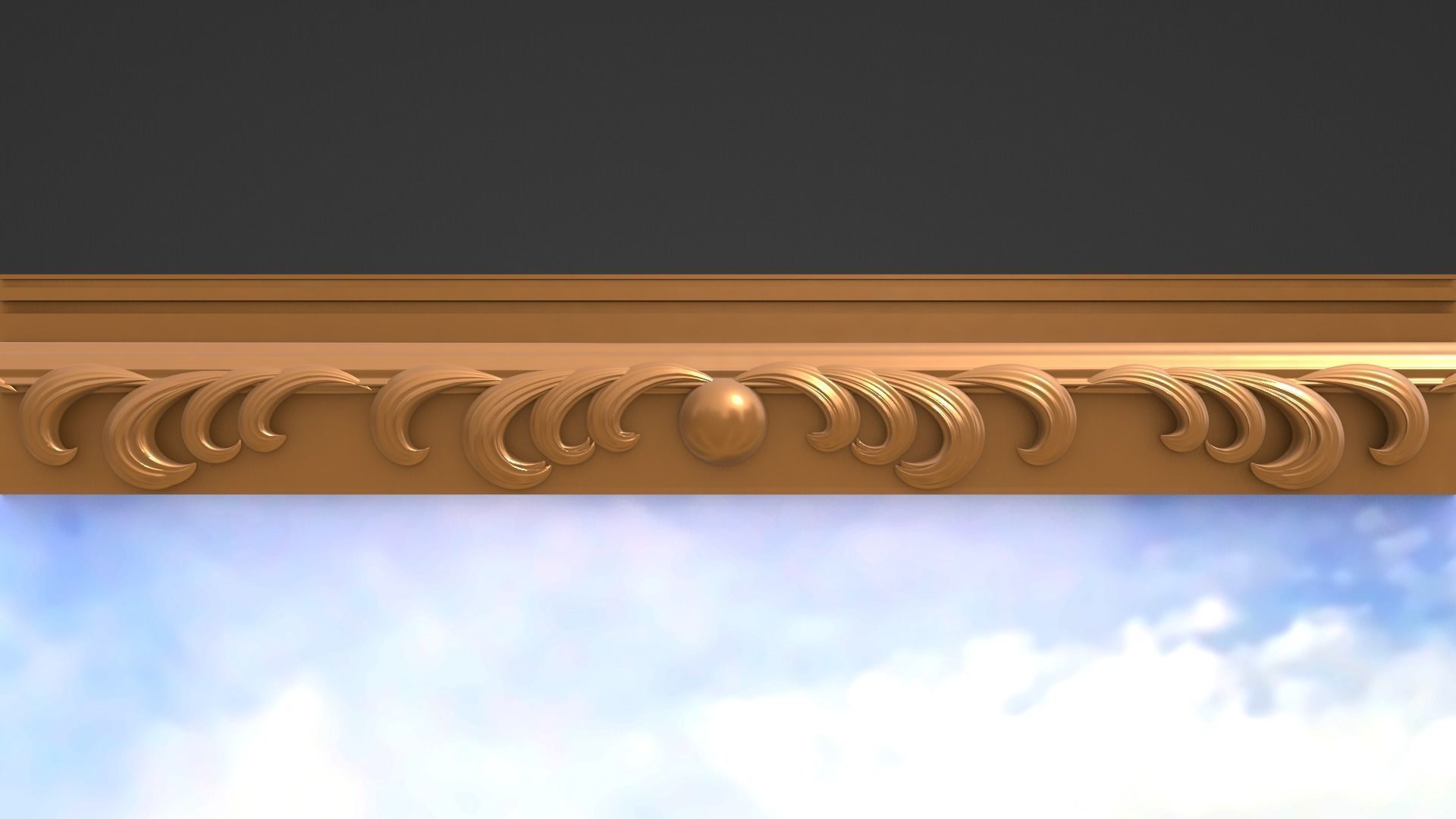 Framed painting Nature 2 3D model_16