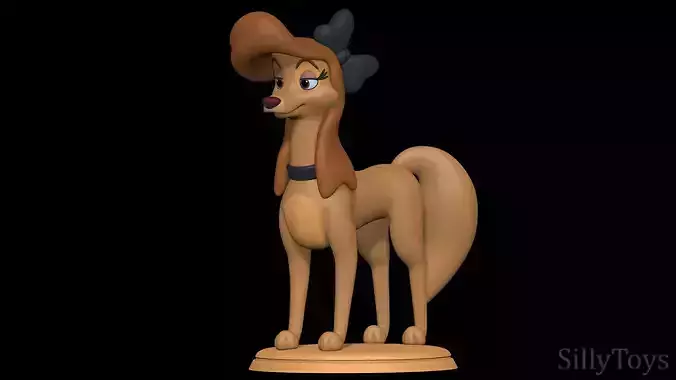 Dixie - The Fox and the Hound 2 3D print model