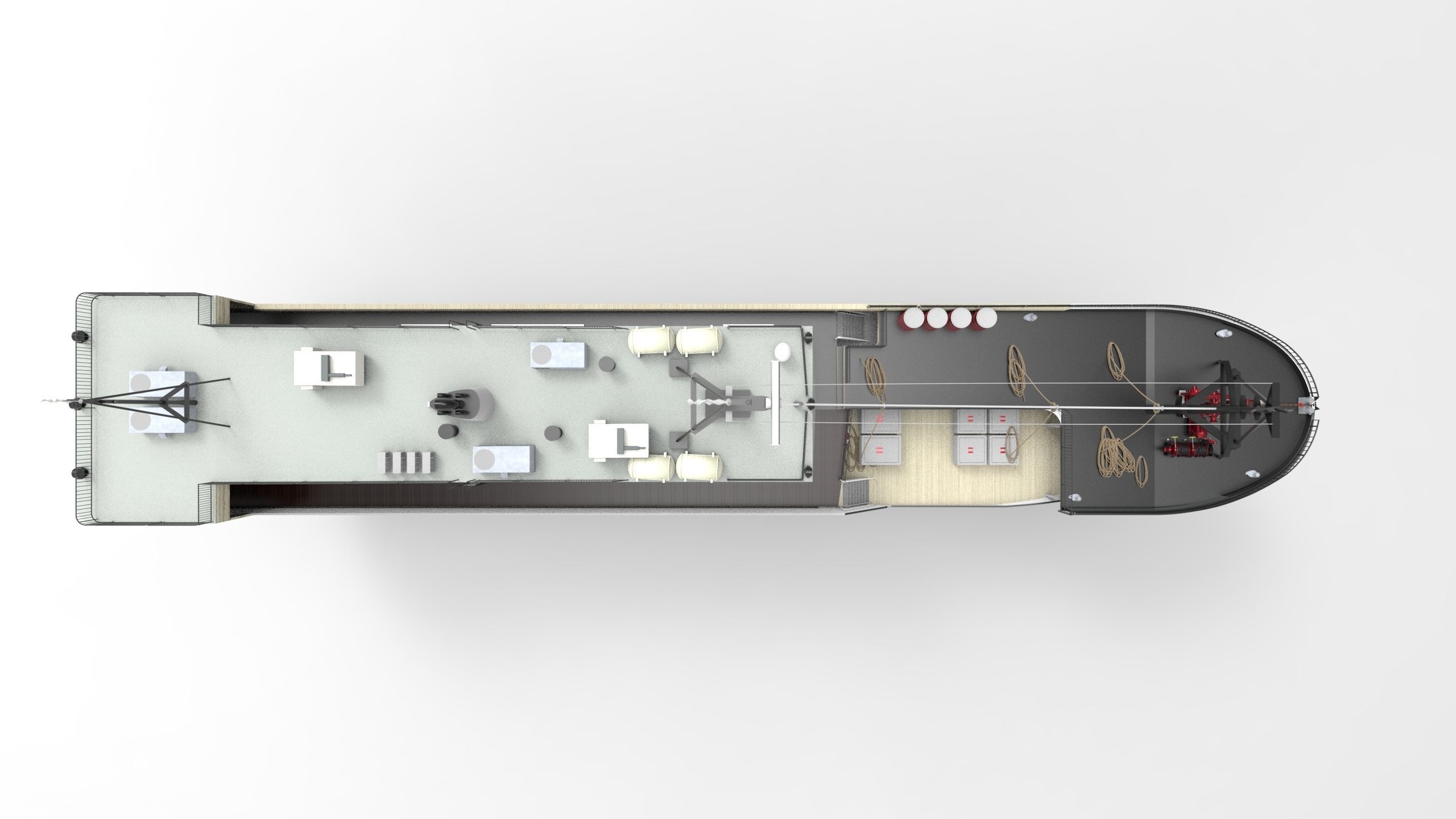 Fishing ship 3D model_4