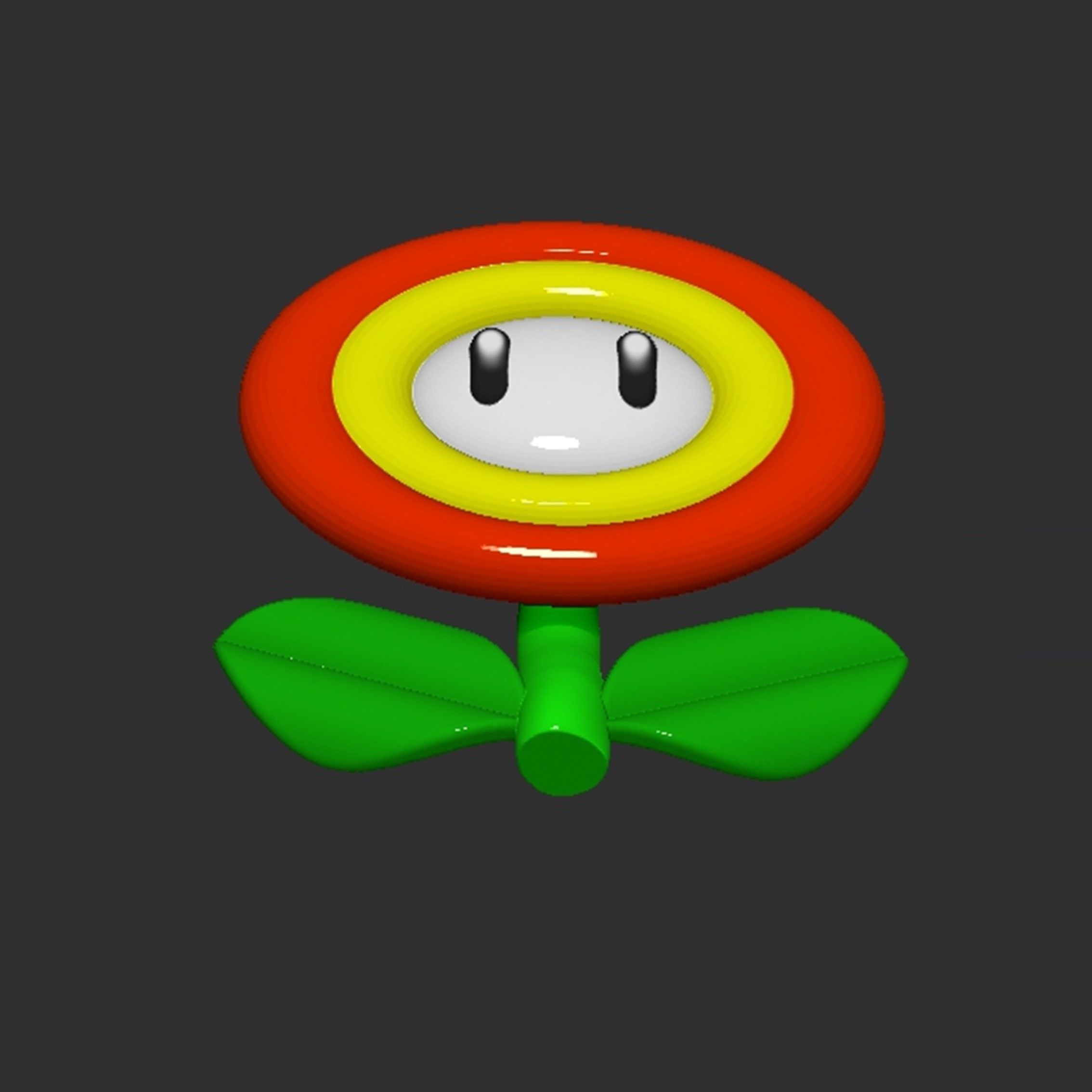 Mario Flower 3D print model_16