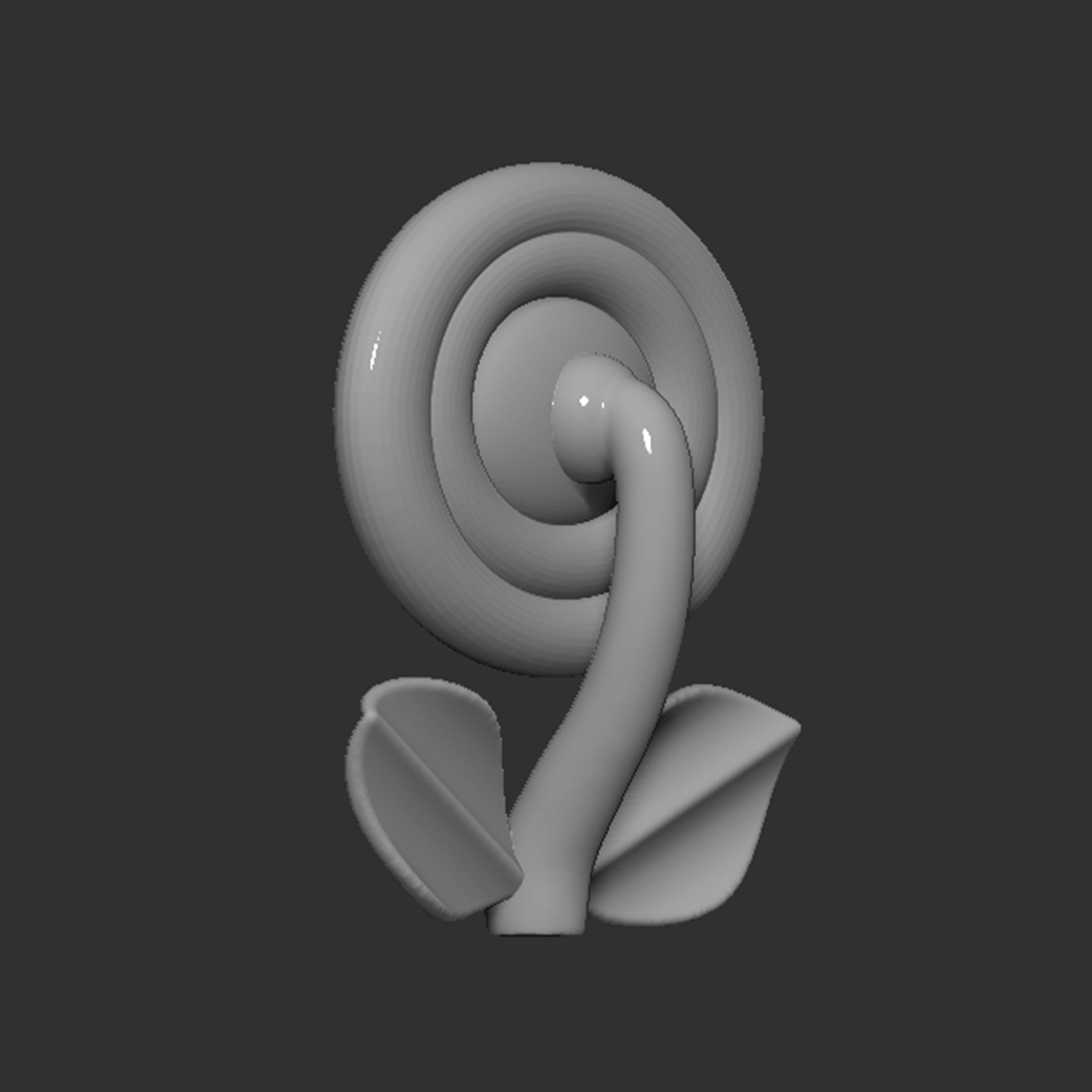Mario Flower 3D print model_9