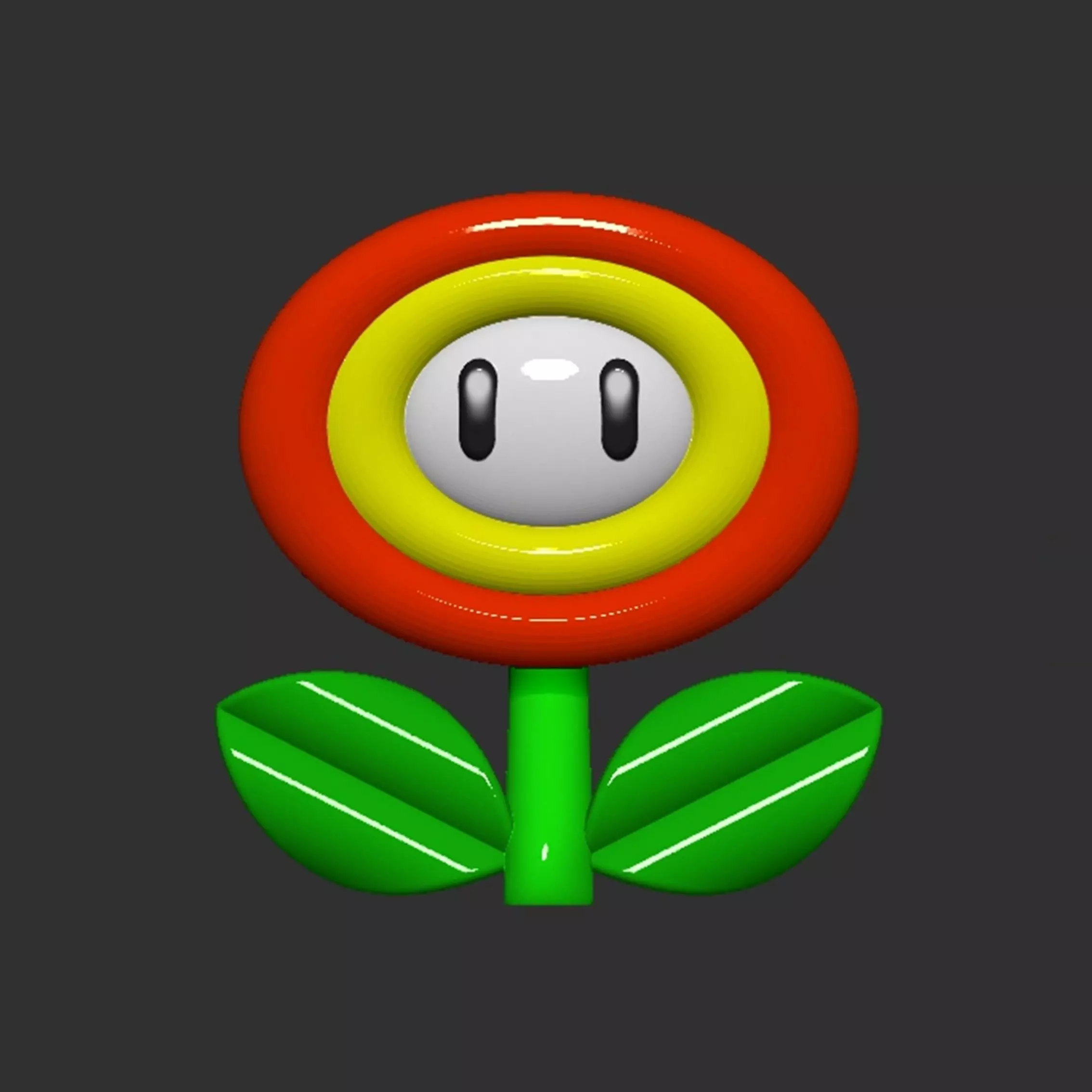Mario Flower 3D print model_0