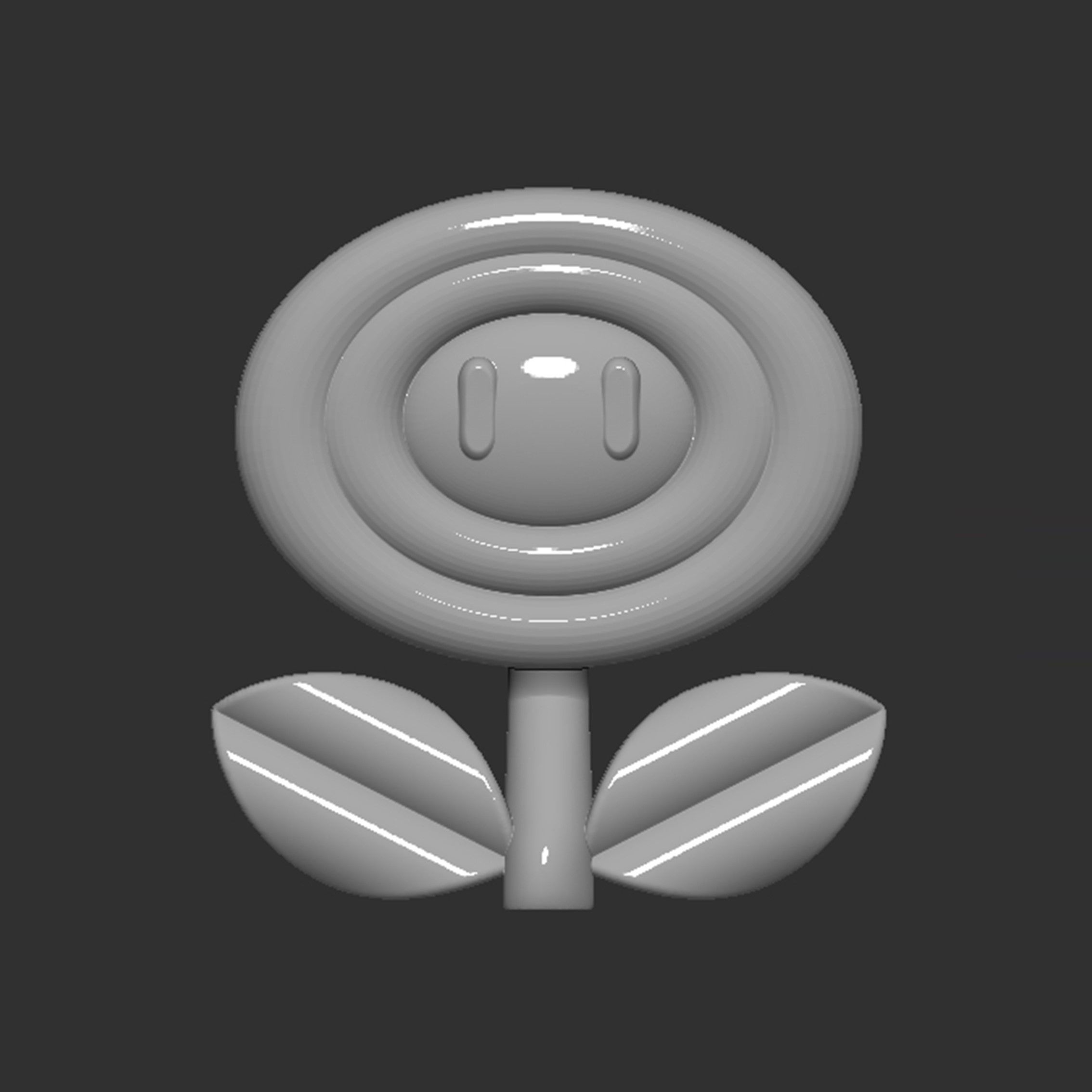 Mario Flower 3D print model_3