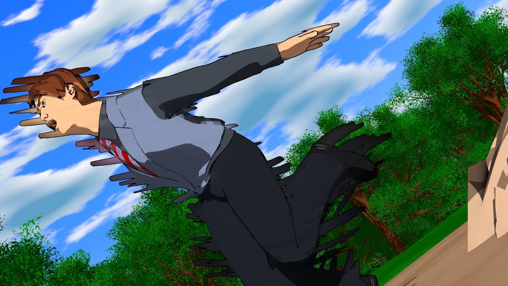 For Anime in Blender - Motion Smear 3D model_31