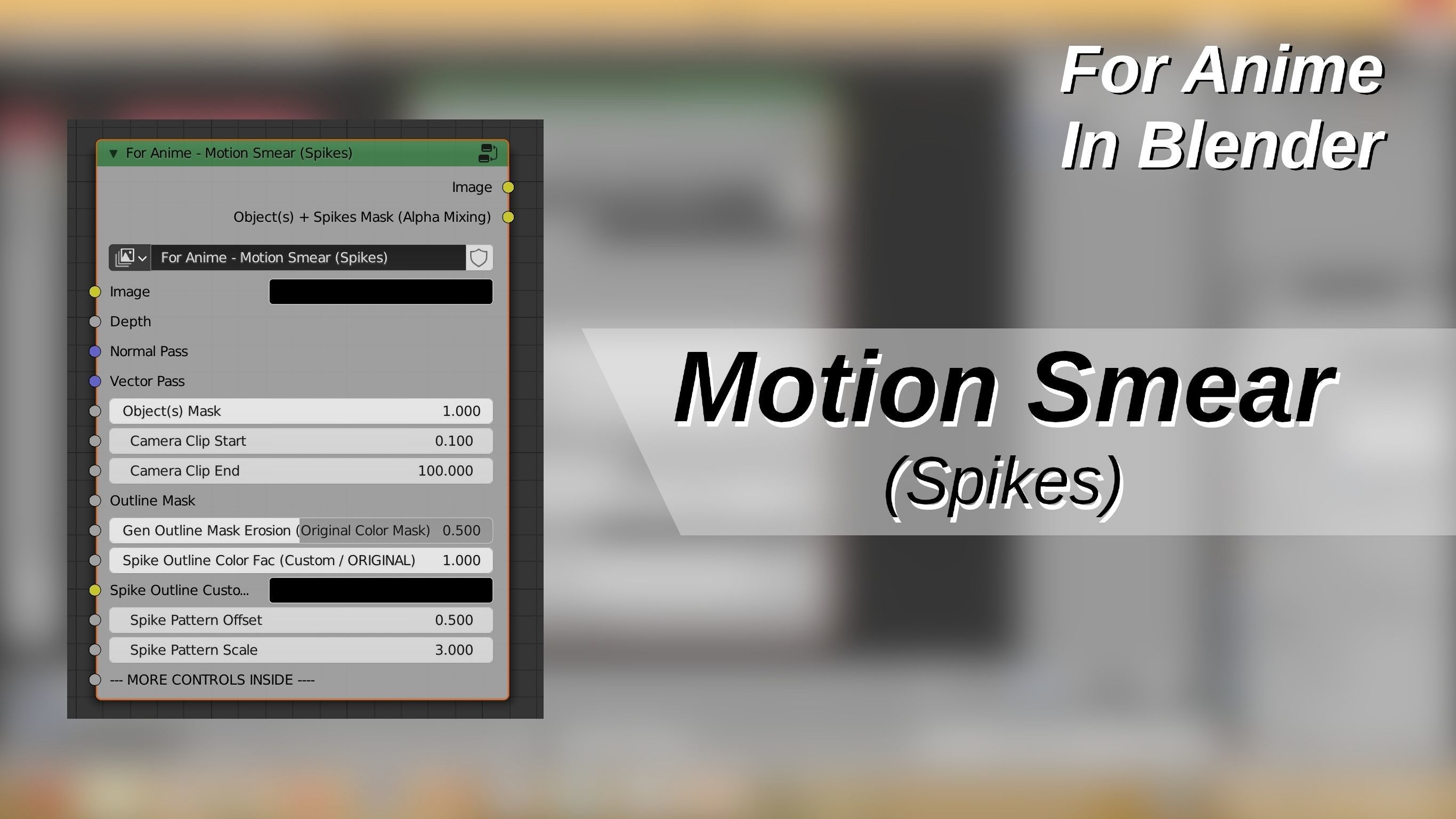 For Anime in Blender - Motion Smear 3D model_3