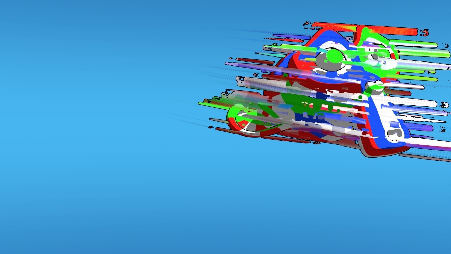 For Anime in Blender - Motion Smear 3D model_5