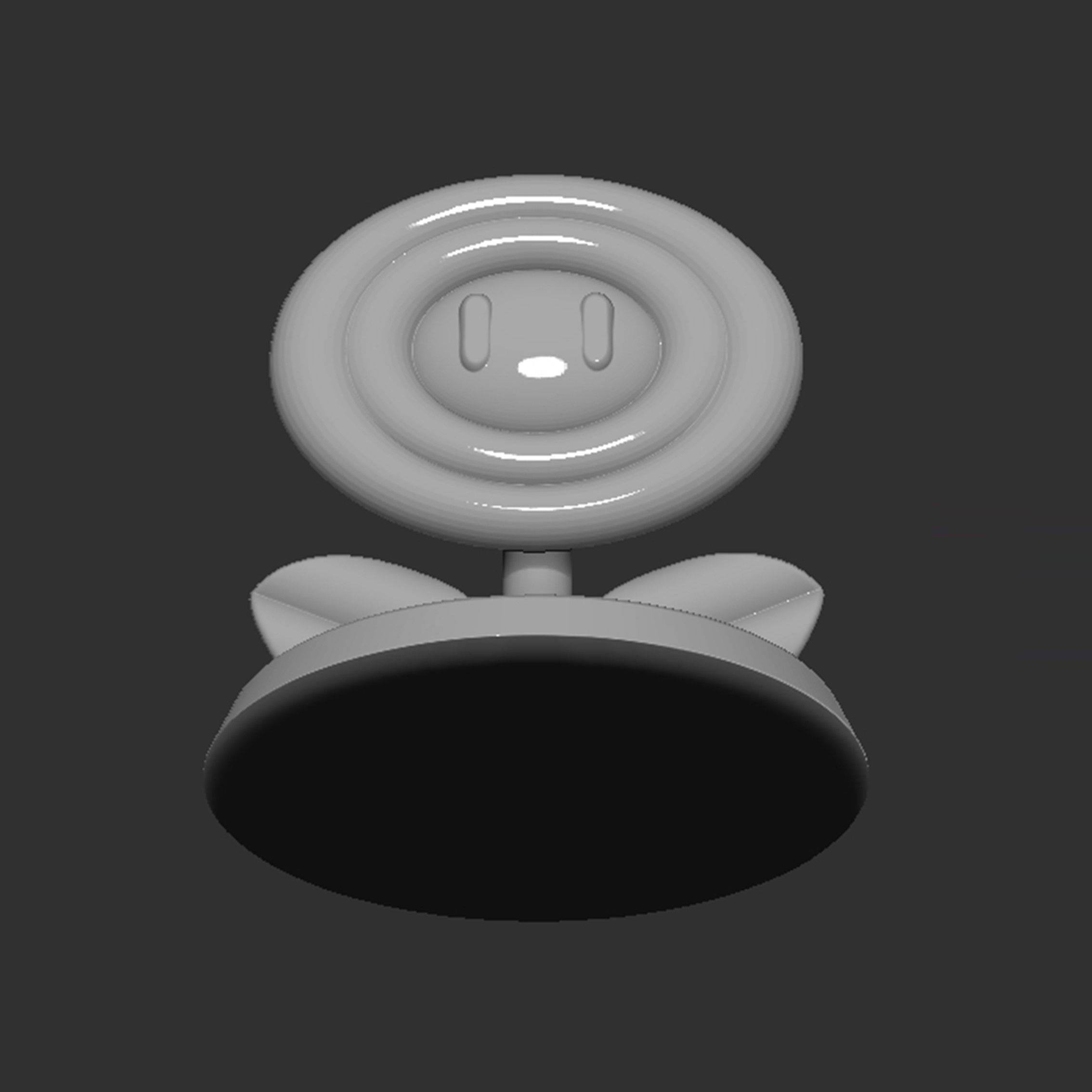 Mario Flower Based 3D print model_17