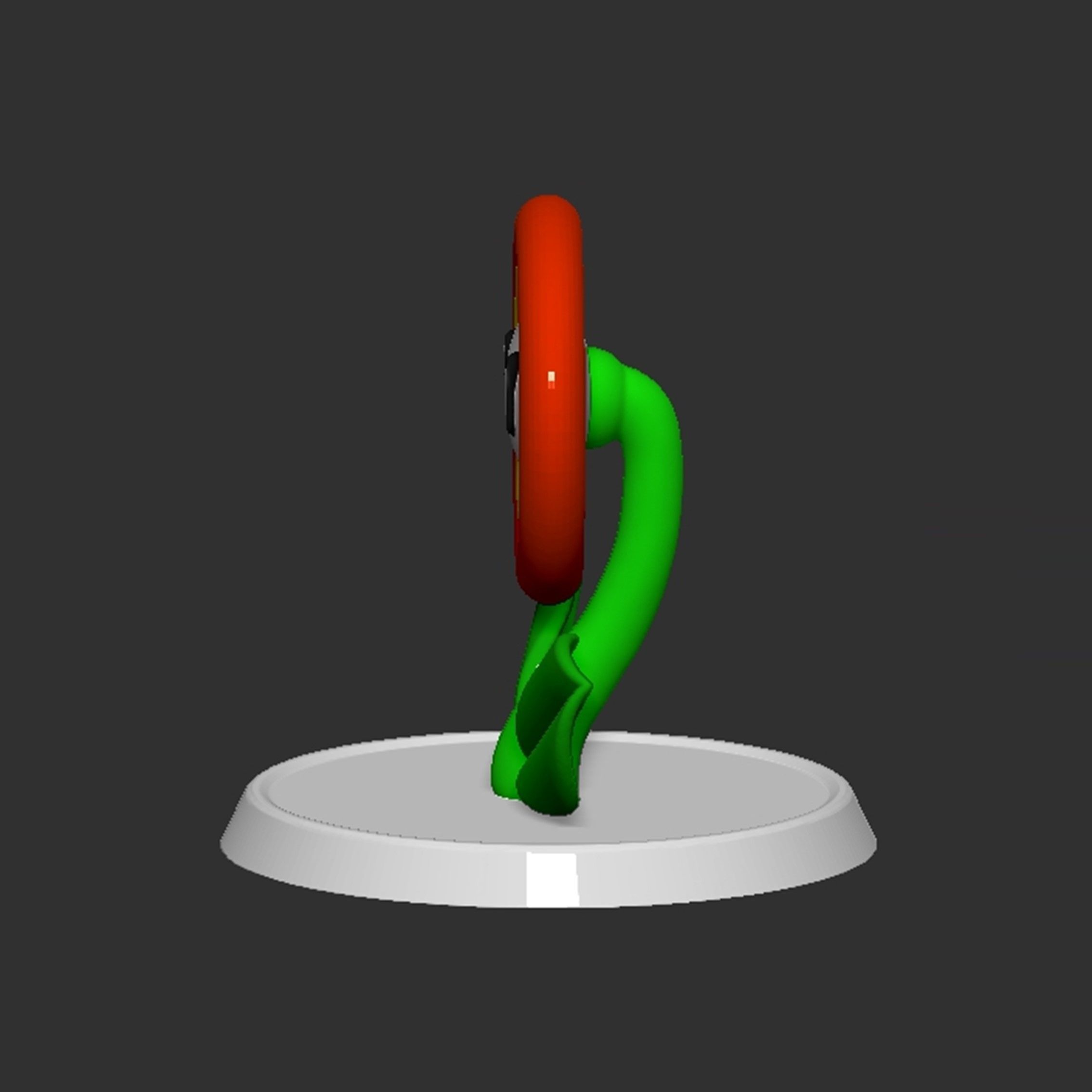 Mario Flower Based 3D print model_6