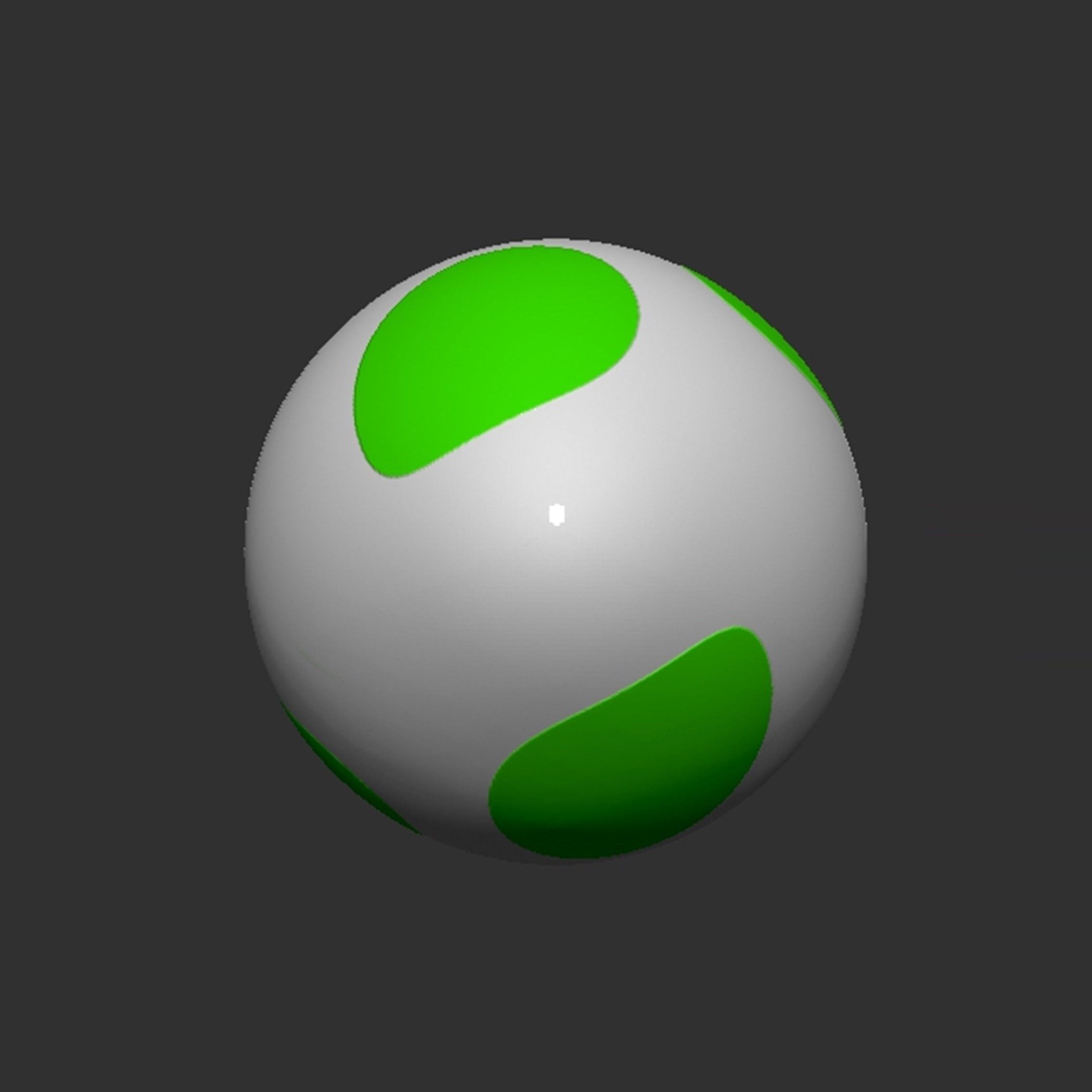 Yoshi Egg 3D print model_12