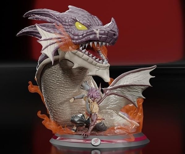 Natsu Dragneel 3D print model