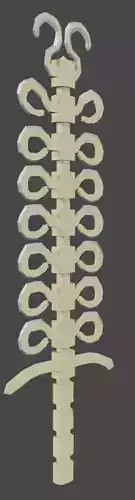 fish-sword spinal cord