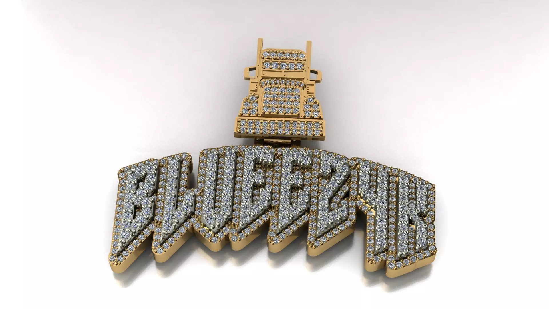 Blueez4K pendant 3D print model_0