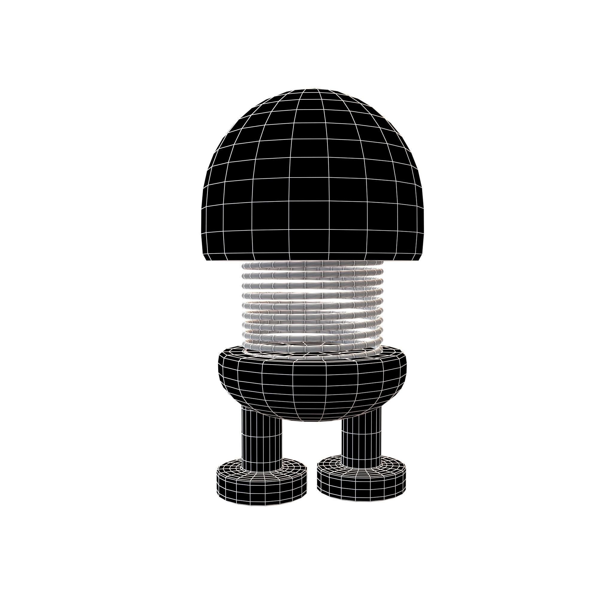 Car Spring Expression Toys Neutral Face v1 001 Low-poly 3D model_7