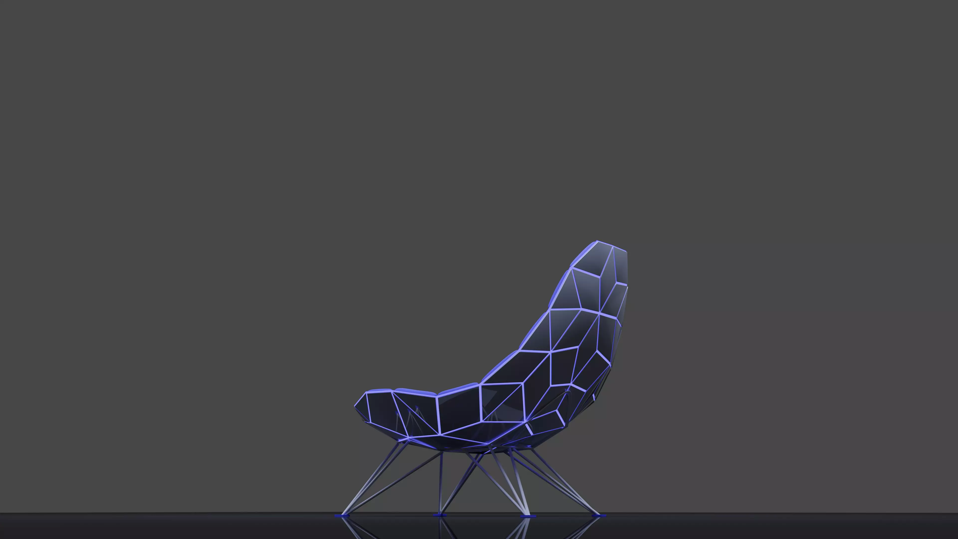 GLOWING CHAIR VERSION 01 Free 3D model
